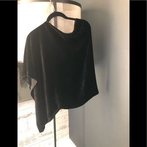 Dana Herbert velvet poncho
